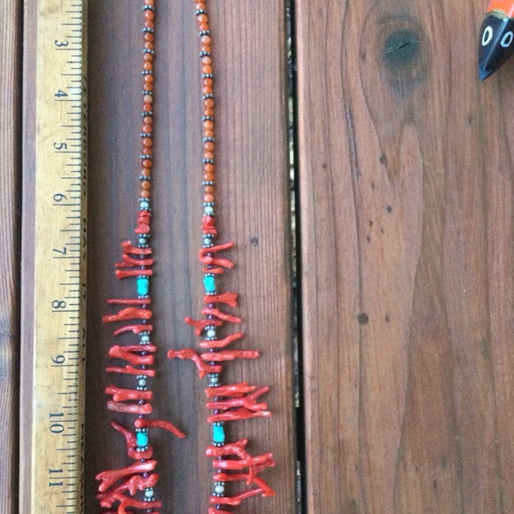 Vintage - BRANCH CORAL graduated necklace. - Picture 6 of 7